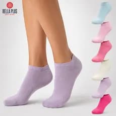 Kit 24 Pares de Meia Cano Curto Soquete Feminino Confortável Respirável
