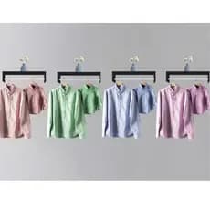 Cabideiros Arara De parede Para Roupas Closet Branco Preto 50 Cm