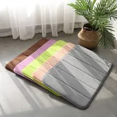 KIT 1-3 Tapete De Banheiro Soft Macio Secagem Rápida 60x40cm Tapete sala