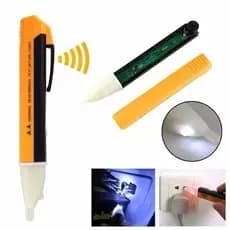 Caneta Detector de Tensão Sem Contato 90-1000V AC Alarme Sonoro e LED para Eletricista