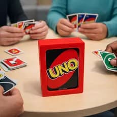 Porta Cartas UNO Organizador de Baralho | Estojo Porta Baralho Compacto Resistente