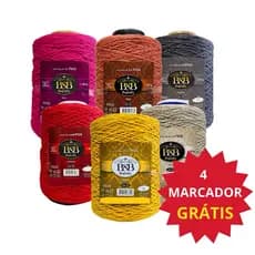 Barbante Linha Fio 6 1Kg Beb Croche Trico Artesanato