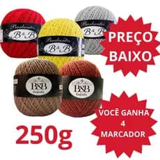 BARBANTE FIO 4 TRICO CROCHE 250G B&B