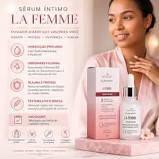 Gel Sérum Íntimo La Femme 30ml Hidratante Clareador com Niacinamida La Passion