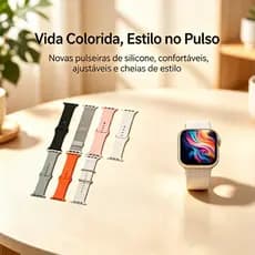 Smart Watch 7 Em 1 Smartwatch Full Touch Screen Sports Com Alças