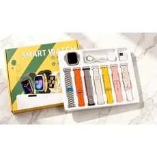 Kit De 7 Bandas Smartwatch Ultra 49 Mm-Compatível Com Relógio Inteligente 38/45/, Tela De Toque Completa , Esporte