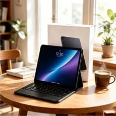 Capa De Teclado Magnético Para iPad ABNT Bluetooth Touch Mouse Suporte Compatível 10.2 10.5 7 8 9 Air3 Pro
