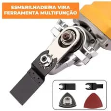 Adaptador Oscilante Multi Ferramenta para Esmerilhadeira M14 - Alta Rigidez e Versatilidade Profissional
