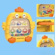 Galinha das Bolinhas Magnéticas com Caneta Magnetica– Brinquedo Educativo