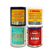Kit Sos Base Concreto + Fermento Top Beauty 7ml Fortalecedor