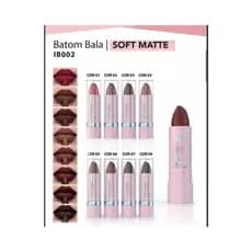Batom Vegano Soft Matte Indiana Beauty Acabamento Aveludado