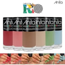 Kit com 6 Unidades Esmalte Anita Coleção Rio
