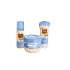Sweet Skin Dailus Creme de Baunilha Doce e Sofisticado Body Splash, Creme Hidratante e Esfoliante