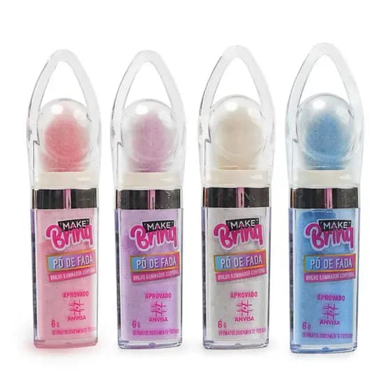 Maquiagem Infantil Po De Fada SORTIDO 6g Makebrinq
