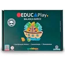 Brinquedo De Madeira Balança Barco Educaplay - Polibrinq