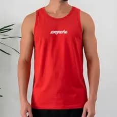 Camiseta Regata Masculina 100% Algodão Extreme Tipografia Street Urbana Academia Fitness Casual