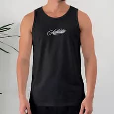 Camiseta Regata Masculina 100% Algodão Authentic Estilo Streetwear Urbano Casual Fitness Moda