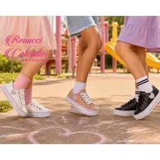 Tênis Baby Infantil Casual Menina com Coração – Leve e Confortável