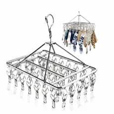 Varal 40 Prendedores Para Roupa Intima Para Calcinha Meia Cueca Reforçado inox 20 Prendedores