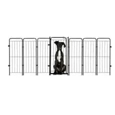 Cercado Pet Dobrável 6 Módulos Com Portão 98cm Para Cães Gatos Coelhos e para Crianças