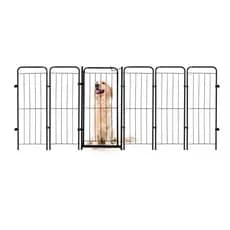 Cercado Para Pet 5 Módulos + Portão 98cm Utilyse Chiqueirinho para Criança ou Cachorro Gato Coelho