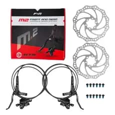 Freio a Disco Hidráulico GTS Bike MTB 160mm Par Completo Kit Bicicleta