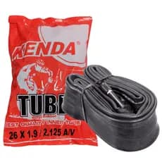 Câmara Ar Aro 26x1.9/2.125 Válvula Americana 33mm Bico Grosso Kenda MTB Pneu Balão Bike Urbana Passeio Trail