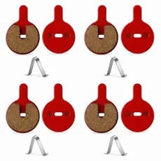 4 Par Pastilha Freio Disco Mecânico Paco P01 LXZ912 GTS Bicicleta Absolute High One Raid Semi Metálica Bike MTB Com Mola