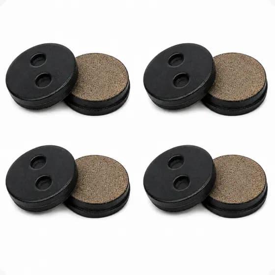 4 Pares Pastilha de Freio a Disco Sky Nano Avios Bike MTB Scooter Elétrica Skate TSW X-Time XTRD-02 Resina Metal