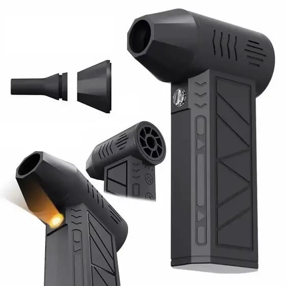 Mini Soprador De Ar Sem Fio Turbo Ventilador Jato 130000 Rpm
