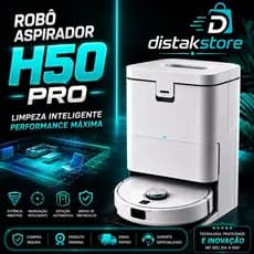 Robô de Limpeza Xiaomi Robot Vacuum H50 e H50 PRO Base de autoLimpeza versão global original lacrado