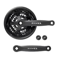 Pe De Vela Bicicleta Mtb Triplo Index Gta 21v 24v 24/34/42 Eixo Ponta Quadrada
