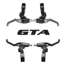 Par de Manete ou Maçaneta de Freio V-brake em Alumínio Para Bike e Bicicletas