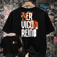 Camiseta T-Shirt 100% algodão A Serviço Do Reino  mídia gravação camisa unissex