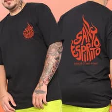 Camiseta Premium Unissex Santo Espirito Evangelica Crista Religiosa 100% Algodao