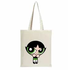 Bolsa Sacola Ecobag Ecologica algodão estampa Meninas Superpoderosas - DOCINHO BRAVA