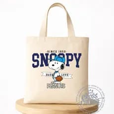 bolsa ecobag  Snoopy  escola faculdades