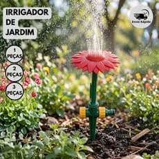 Irrigador Aspersor De Água Para Jardim Horta Grama Regador Formato de Flor