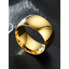 SHE - Par De Alianças Casamento Moedas Antigas 10mm-Oferta