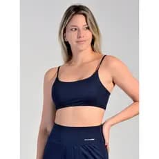 Top Fitness Feminino Alças Finas Tecido Super Leve Academia