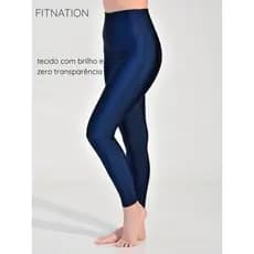 Legging Feminina Brilhante Fitness Zero Transparência Academia