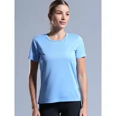 Camiseta Feminina Fitness Dry Fit Poliéster Academia Corrida