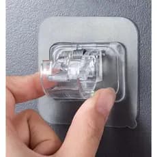 kit Suporte Cortina Varão Dupla Face adesivo 4/6/8 pçs