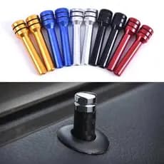 4 Pc Universal Alumínio Interior Botão Fechadura Da Porta Pinos Para Carro Acessórios Do Caminhão Maçaneta/Segurança pin