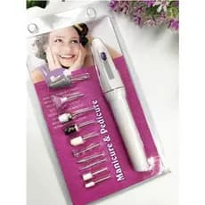 Kit Elétrico Manicure e Pedicure 5 em 1 – Lixa Elétrica de Unhas Portátil