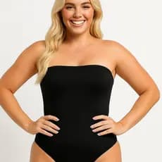 Maiô modelador Feminino Moda Praia Tomara Que Caia Bojo Poliamida Premium