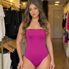 Maiô Feminino Praia Poliamida Premium Bojo Casual Versátil Comfortavel