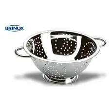 Escorredor De Macarrão Massa Inox Brinox Com Alça Cozinha
