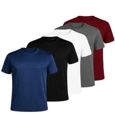 Camiseta Masculina Helanca Dry Fit Academia Treino Corrida Uv Respirável Futebol Liso