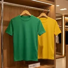 Camiseta Americana Canelada Ribana Slim Fit StreetWear Moda Gringa Estiloso Justo Casual